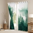 thumbnail image 3 of Feelyou Men Landscape Black Out Curtains, Green Tree Plant Curtains Pack of 2 (42x63 Each), 3 of 6