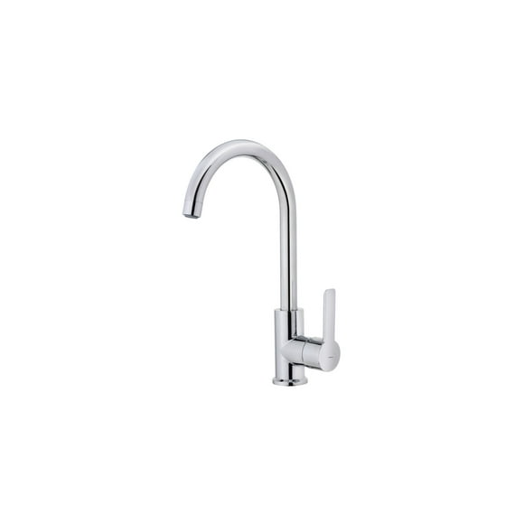 Mezcladora Monomando Teka In 915 Acero Inoxidable Gris