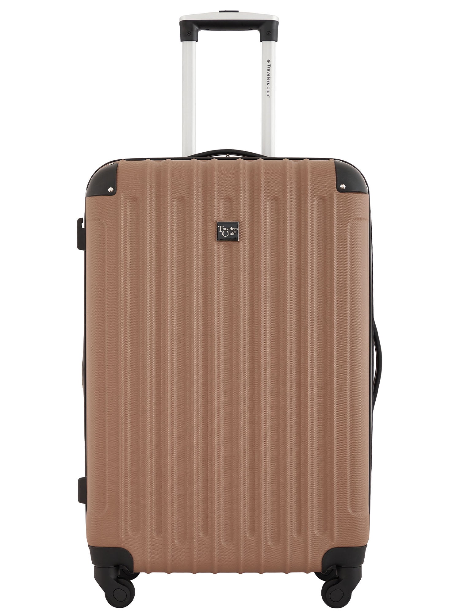 Travelers Club, 4-Piece Hard Side Spinner Luggage Set, 24