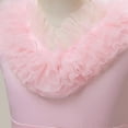 thumbnail image 5 of adviicd Robes de Fête pour Filles Robe de Fête Longue en Tulle Princesse Robe de Mariage pour Filles Rose, 10 Ans, 5 of 5