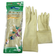 thumbnail image 2 of Guantes para lavar platos antideslizantes de látex resistentes al desgaste, alargados, de 38 cm, de color blanco y rojo, de 100 gramos, 2 of 3