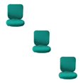 thumbnail image 3 of Baohd Computer Chair Cover Swivel Chair Cover Rotating for Chair Dark Green Backrest + Cushion Cover 3Set, 3 of 6