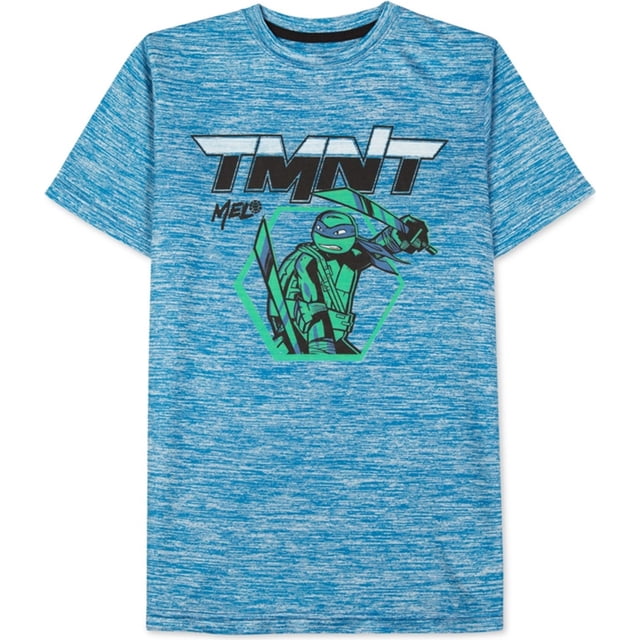 Camiseta gráfica Nickelodeon Boys TMNT Melo, azul, S (8) Nickelodeon Camiseta gráfica