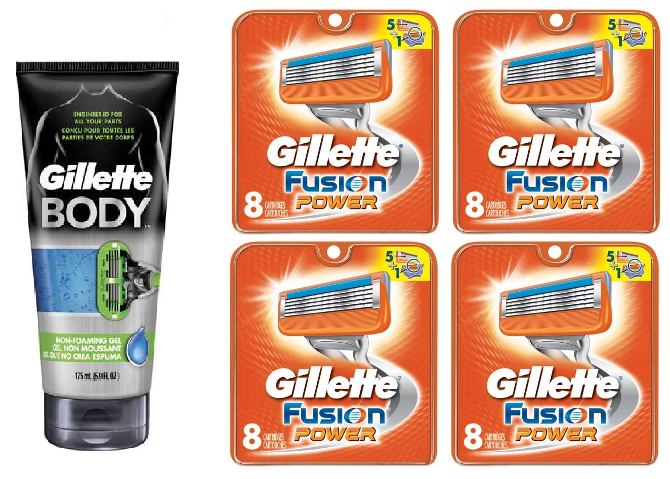 gillette body shave gel