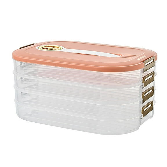Food Storage Containers,Food Storage Containers Household Dumpling Storage Box Multi Layer Food Grade Quick Freezing Box