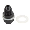thumbnail image 3 of Fuel Cell Fitting Fuel Cell Bulkhead Fitting With PTFE Washer Black Anodized 6061-T6 Aluminum Alloy Connector For Most Fluid, 3 of 8