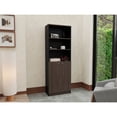 thumbnail image 1 of Librero Home Wengue con Cinco Entrepaños y Dos Puertas Virtual Muebles, 1 of 9