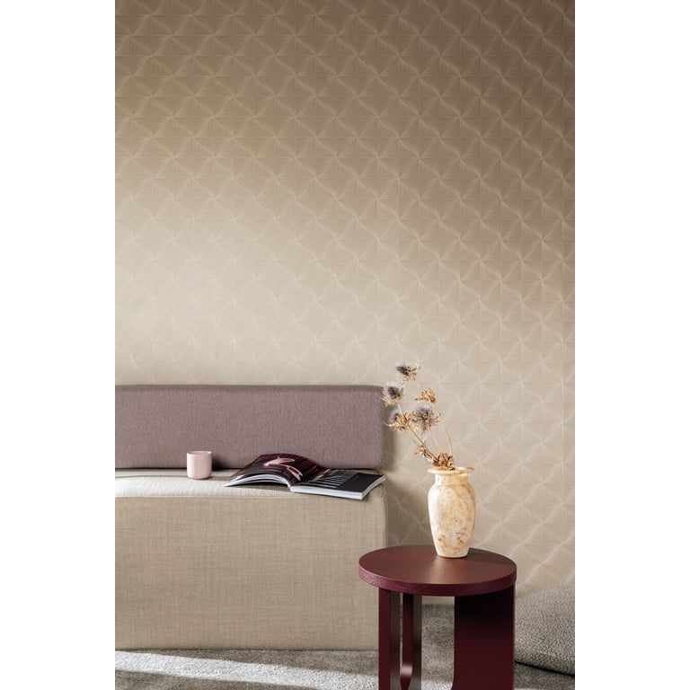 Light Brown Diamond Like Geometric Wallpaper