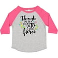 thumbnail image 3 of Inktastic Though She Be but Little She is Fierce Shakespeare Girls Toddler T-Shirt, 3 of 5