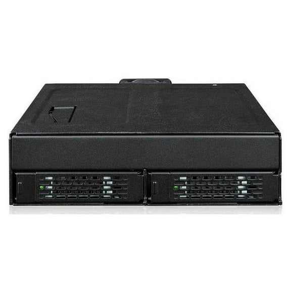 Icy Dock ToughArmor MB105VP-B 2xU.2/U.3 PCIe 4.0 Drive Enclosure Black