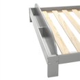 thumbnail image 5 of Classic Solid Wood Twin Bookcase Bed - Gray, 5 of 5