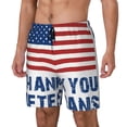 thumbnail image 1 of Fotbe Thank You Veterans Traje de Baño para Hombre – Shorts de Natación de Secado Rápido con Forro y Bolsillos-Medium, 1 of 6