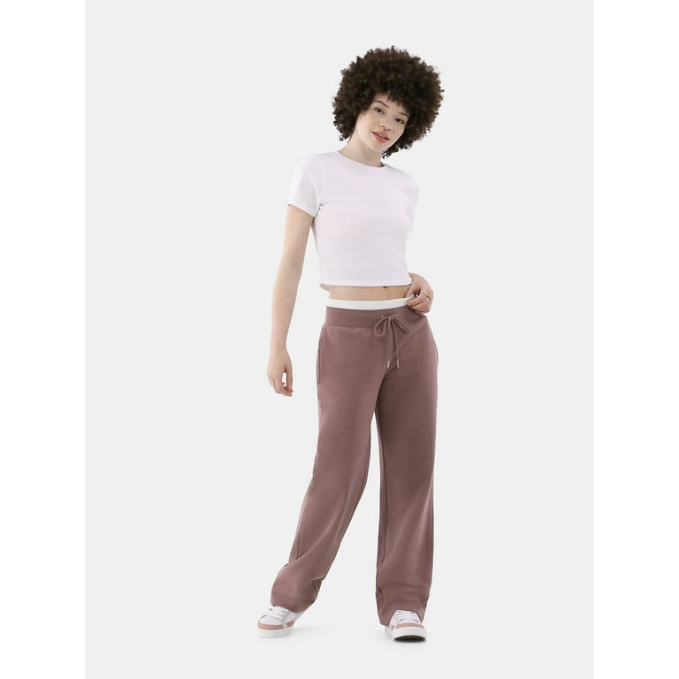 No Boundaries Double Waistband Sweatpants, 31” Inseam, 2