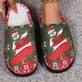 thumbnail image 2 of Zapatos de casa de algodón navideños Bsvklp Unisex con Dibujos de Papá Noel, 2 of 9