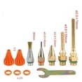 thumbnail image 2 of Hot melt glue gun extension nozzle, glue copper nozzle small diameter long and short large diameter hot melt glue accessories, 11PCS, 2 of 5