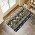 thumbnail image 3 of Stylish Boho Small Rug Absorbent & Non-Slip - 30x17 Black/White Geometric Design Door Mat for Kitchen Living Room Bedroom or Entryway, 3 of 6