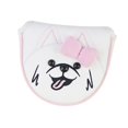 thumbnail image 4 of Almencla Golf Putter Cover Inner Lining Waterproof Golf Mallet Putter Headcover Semicircle Pink, 4 of 8