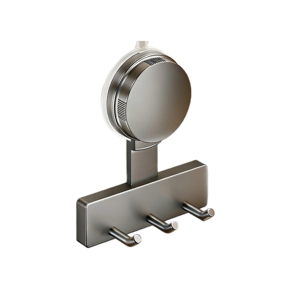 Ganchos con ventosa sin necesidad de taladrar. Ganchos para toallas de pared para baño y cocina. Ganchos adhesivos fuertes para colgar toallas, llaves y bolsos. Estante de almacenamiento de plástico