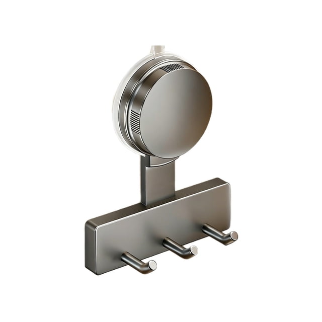 Suction Cup Hooks No Drill Strong Load Bearing Wall Mounted Towel Rack for Bathroom Kitchen Storage