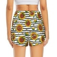 thumbnail image 4 of Goofa Cute Sunflowers Printed Women 2 in 1 Running Shorts,Quick Dry Athletic Workout Shorts,High Waisted Athletic Shorts with Liner Pockets-Medium, 4 of 9