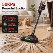 Amumu Direct Cordless Vacuum Cleaner, 600W 50KPa Stick Vacuum for Home Hardwood Floor Carpet Pet… — $99.99 (76% off)