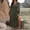 Army Green, variant on ClodeEU Womens V Neck Elastic Waist Slit Maxi Dress,Long Sleeve Tunic Elegant Dress Army Green,Womens Plus XXXXL