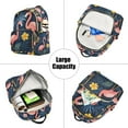 thumbnail image 5 of FORMRS Mini Backpack Purse for Women Travel Daypack Casual Shoulder Bag, Floral Flamingo, 5 of 7