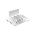 thumbnail image 1 of Kearding Soporte para inodoro, soporte para jabón, soporte para baño, instalación práctica de aluminio, sin taladro, decoración de estilo Accesorios de baño blanco mate, 1 of 6
