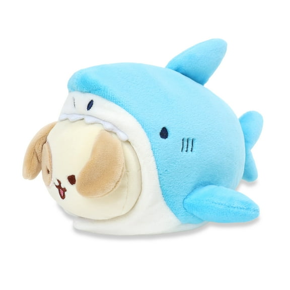 Anirollz in Animal 6" Cute Puppy Dog Character Small Plush Blanket Soft Squishy Stuffed Plushie Toy : Shark Puppiroll