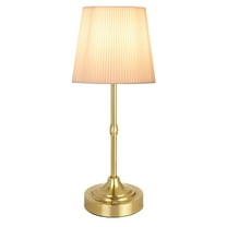 Portable Cordless Table Lamp Usb Rechargeable Fabric Shade Desk Lamp (Light Decoration)