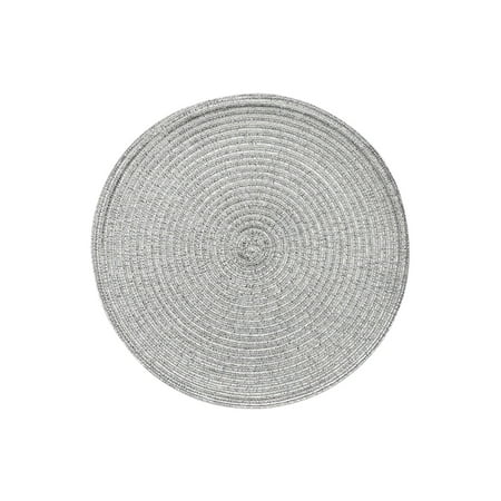 

18cm Ramie Cotton Yarn Table Mat Insulation Pad (Satin Dyeing)