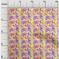 thumbnail image 1 of oneOone Cotton Cambric Yellow Fabric Batik Fabric For Sewing Printed Craft Fabric By The Yard 42 Inch Wide, 1 of 4