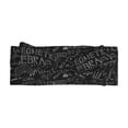 thumbnail image 2 of Fuzoiu Black Scientific Print Baby Bow Headband for Newborns, Baby Girl Head Wrap,Baby Shower Gift,Stretchy Hair Accessories for Newborn Infant Toddlers Kids, 2 of 5