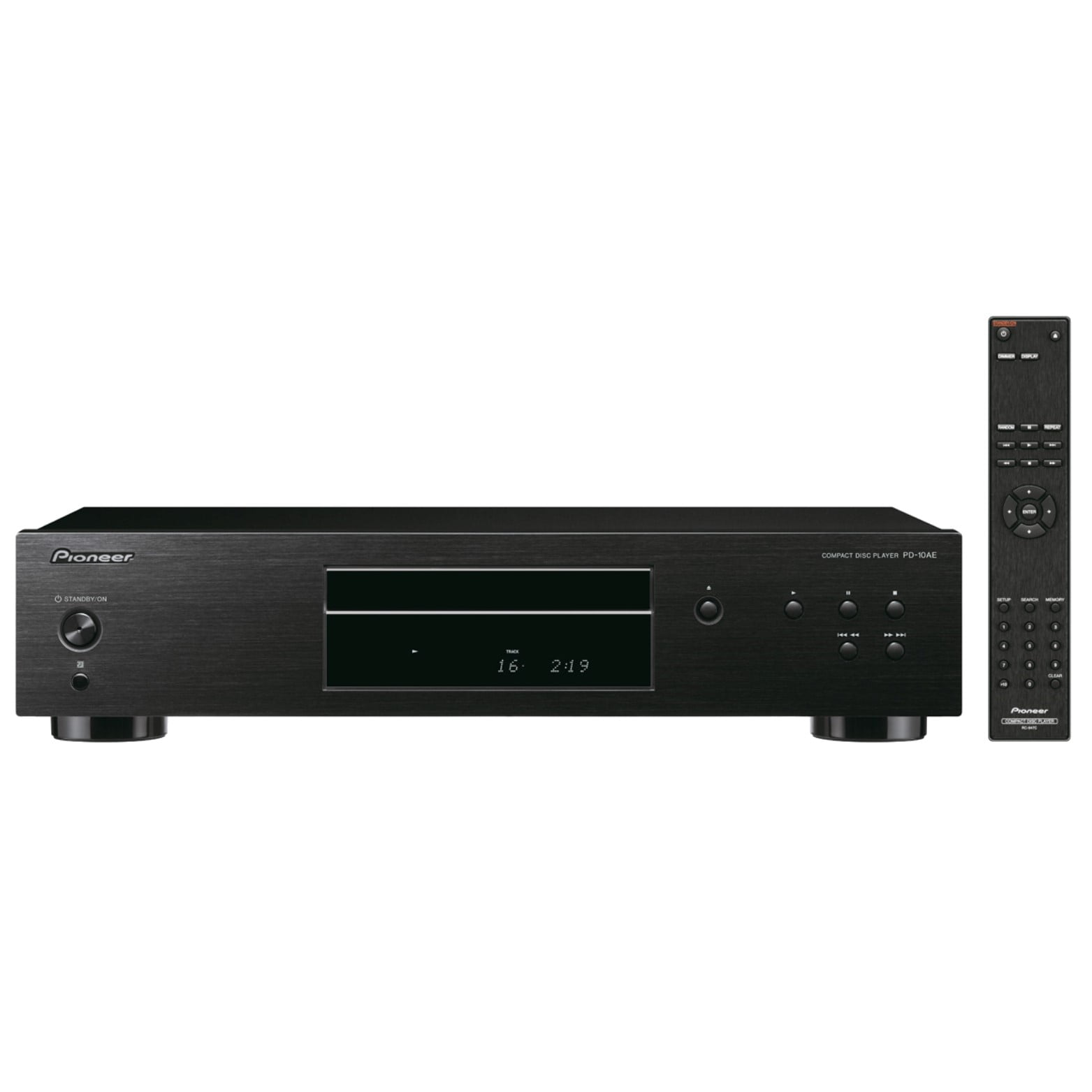 Pioneer PD10AE Pure Audio CD Player with Silent Drive in Black