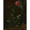 thumbnail image 3 of Otto Marseus van Schrieck 19x24 Black Modern Framed Museum Art Print Titled - Still Life with Poppy, Insects, and Reptiles (ca. 1670), 3 of 5