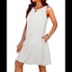 thumbnail image 2 of Vestidos de Verano para Mujer 2025, Informales, Sueltos, Sin Mangas, con Ojales, con Bolsillos, Color , Talla L, 2 of 6