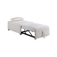 thumbnail image 5 of CoSoTower Convertible Sofa Chair - Armless Pull-Out Sleeper with Hidden Bed & Accent Pillow, Modern Space-Saving Design for Living Room or Guest Room, 5 of 9