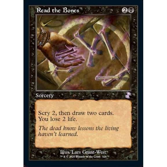 MtG Time Spiral Remastered Read the Bones (Foil Timeshifted) #328