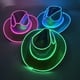 thumbnail image 2 of Sombrero de vaquera brillante LED para niño, sombrero de novia luminoso de neón para vacaciones, suministros de iluminación, accesorios fluorescentes para fiesta de despedida de soltera, 2 of 5