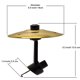 thumbnail image 5 of Fácil clip-On mini cymbal tambor accidente aire recipiente (1pc dorado), 5 of 9