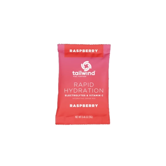 Tailwind Nutrition Rapid Hydration Electrolyte Drink Mix Raspberry 0.46 oz Single Serve Packet