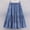 Blue C, variant on Swuxness Girls Solid Color Long Skirt Elastic Waist Sporty Casual Style Breathable for Summer