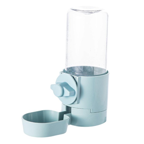 Alimentador de agua duradero para perros y gatos, dispensador de agua para mascotas, bebedero de 500 ml para conejo, gatito, animal pequeño, pequeño, - AZUL Sunnimix Dispensador de mascotas