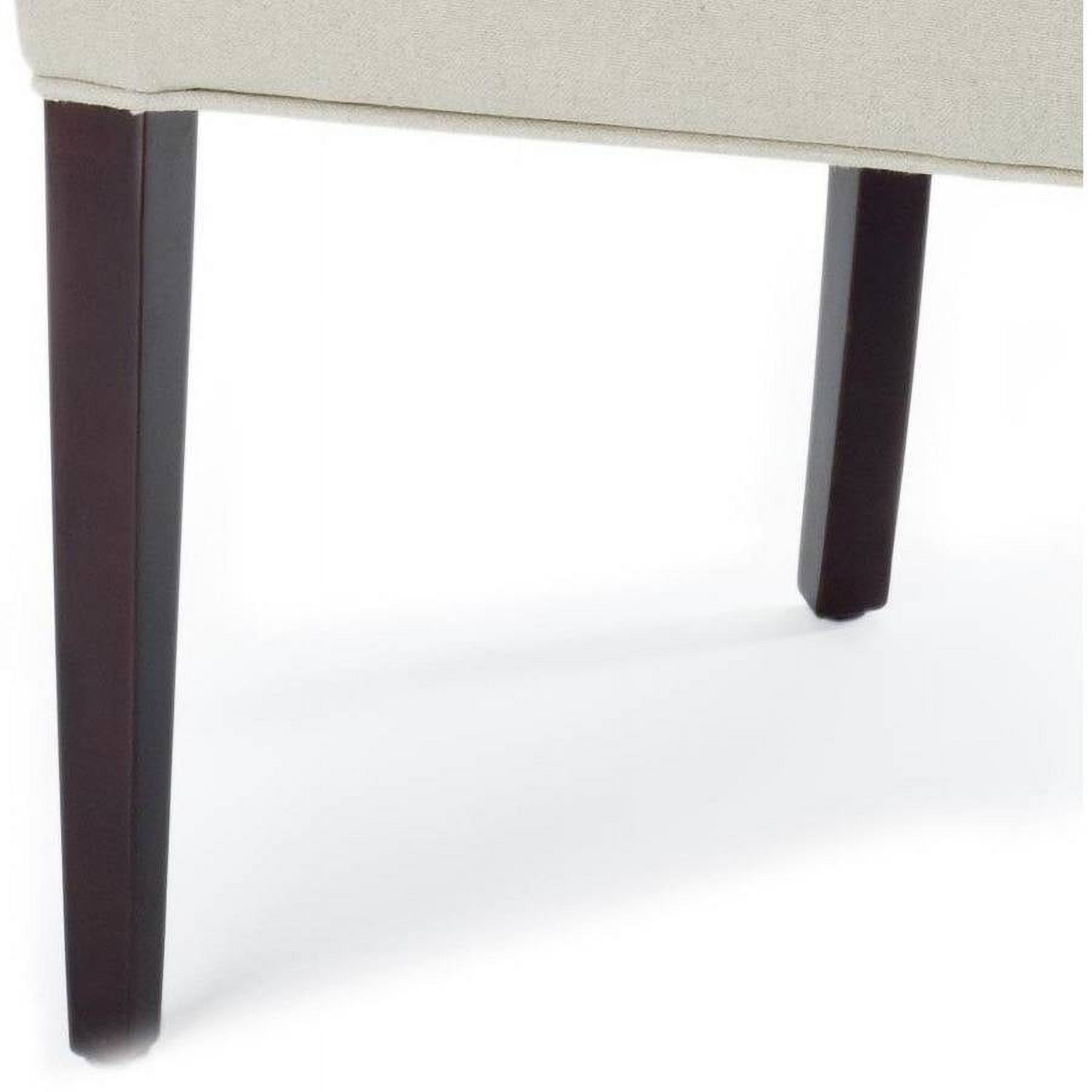 SAFAVIEH Amanda 19''H Traditional Glam Tufted Chair, Taupe