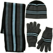 Men's Multi-Stripe Winter Accessory Set