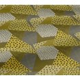 thumbnail image 4 of oneOone Cotton Jersey Yellow Fabric Dot|Check & Triangle Geometric Sewing Craft Projects Fabric Prints By Yard 58 Inch Wide, 4 of 4