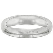 Keepsake 14kt White Gold Comfort Fit Wedding Band, 4.5mm