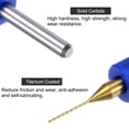 thumbnail image 4 of Uxcell 0.5mm PCB Drill Bits 1/8" Shank Carbide Micro Twist Mini Drill Bits CNC Engraving Drilling Tool, 10 Pieces, 4 of 7