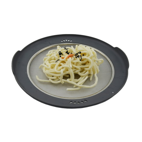 SAMMART Stainless Steel Colander Strainer Plates, Self-draining Fruit / Cold Noodles Dishes