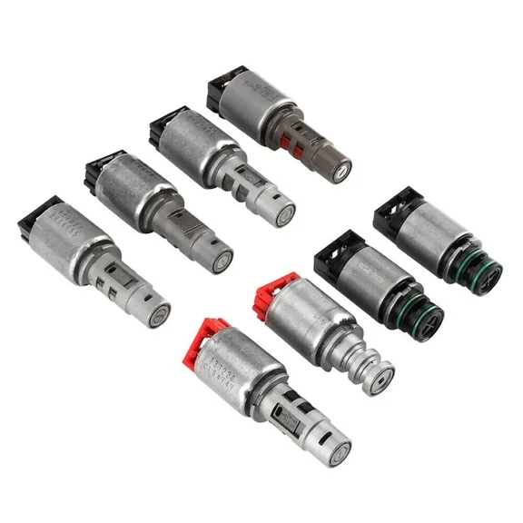 Remanufactured Woudy 8x Solenoid Valve Kit, Transmission Shift Solenoid Set A6MF1 A6MF2, for Hyundai Kia Chevrolet 6-Speed Automatic Transmission